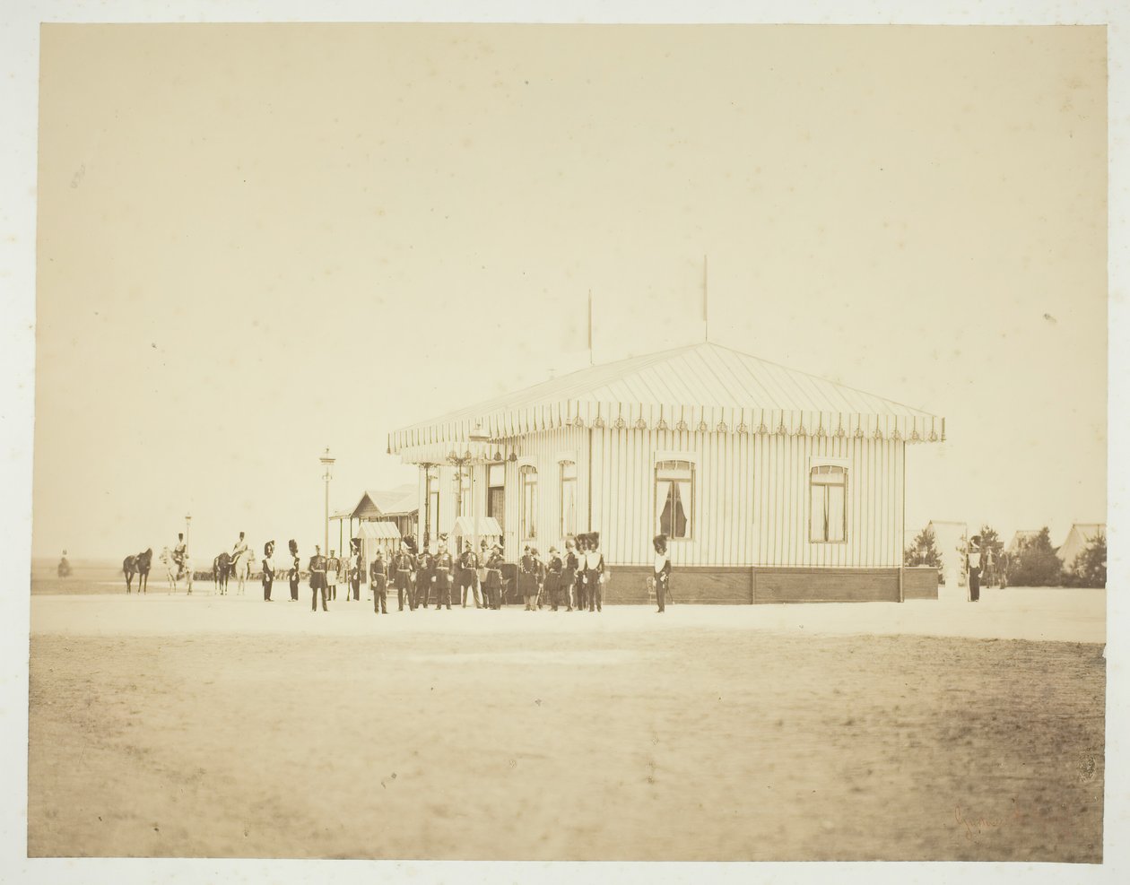 Nimetön [upseerit ja arvohenkilöt], 1857. tekijältä Gustave Le Gray