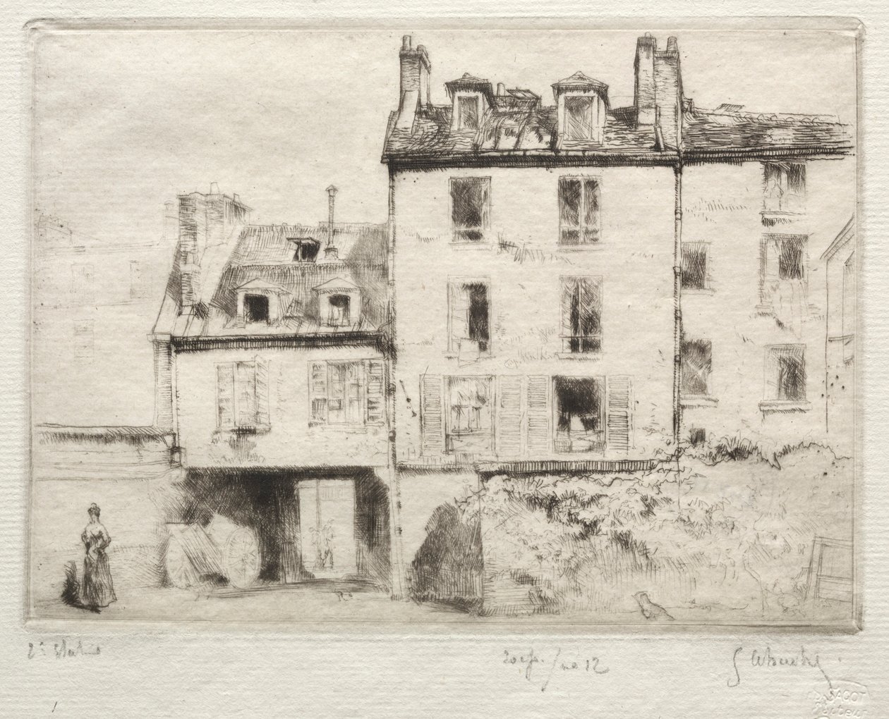 Rue Lacépède: Aciereur Cottensin sydän. tekijältä Gustave Leheutre