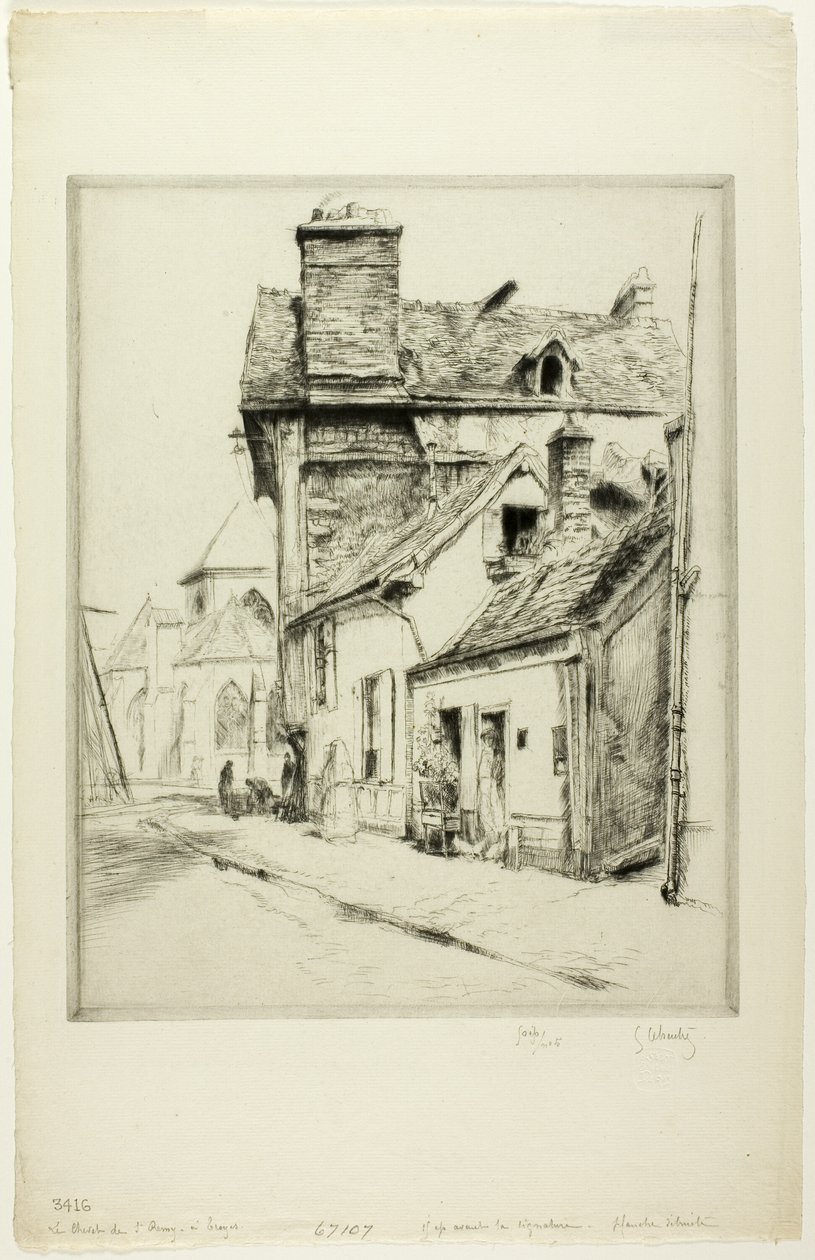 Troyesin Pyhän Remyn apsis tekijältä Gustave Leheutre