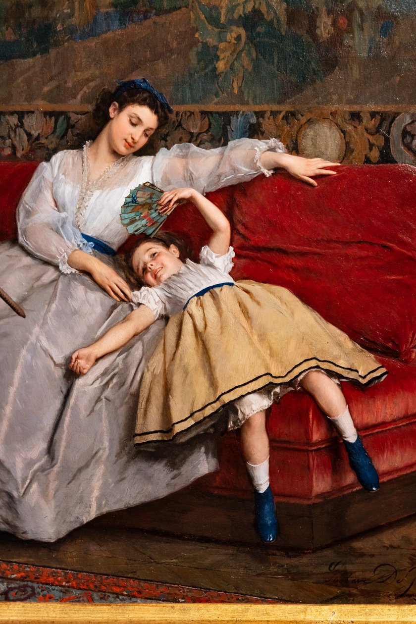 Äitiyden ilot, yksityiskohdat tekijältä Gustave Léonard de Jonghe