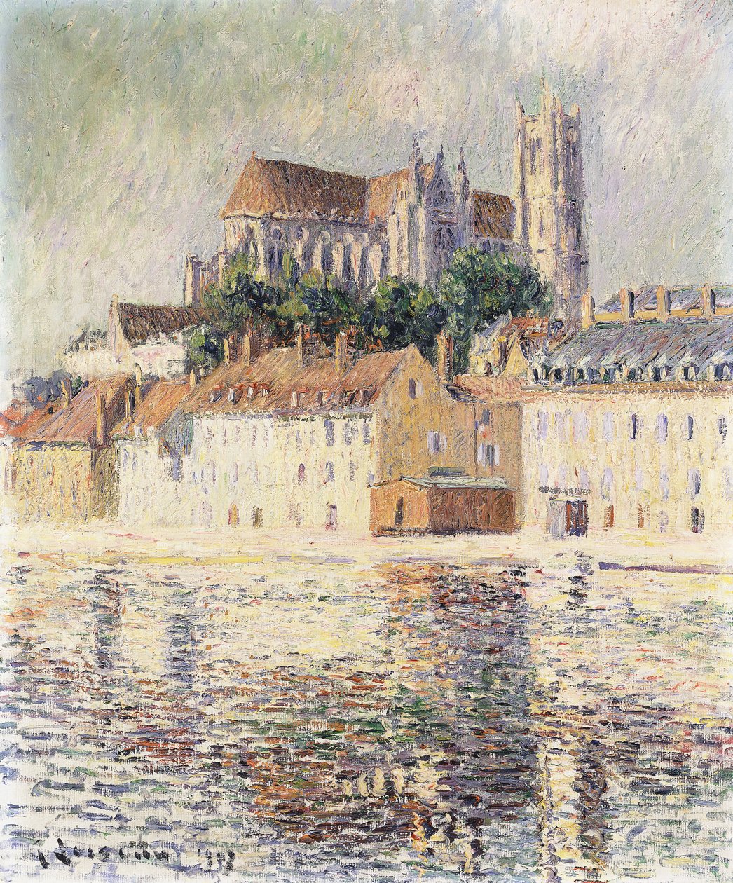 Auxerren katedraali, tekijältä Gustave Loiseau