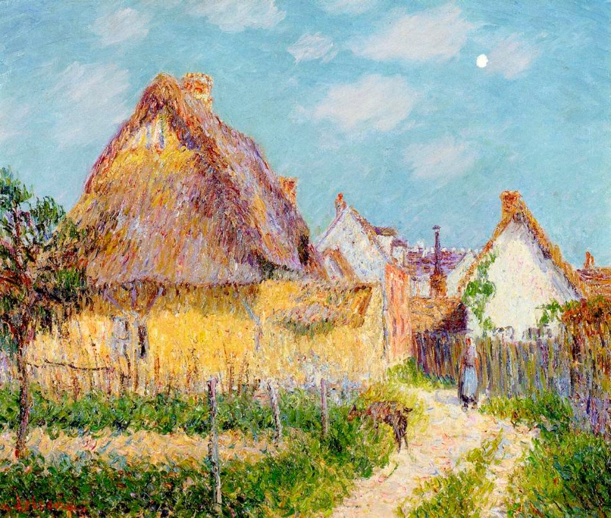 Mökki Le Vaudreuilissa, 1903 tekijältä Gustave Loiseau