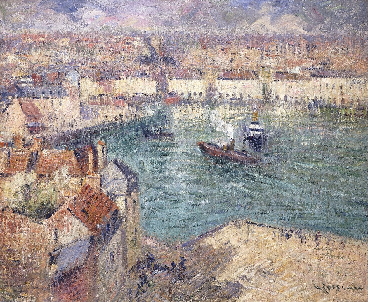 Dieppe, 1929 tekijältä Gustave Loiseau