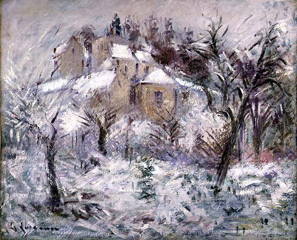 Talot Pontoisessa tekijältä Gustave Loiseau