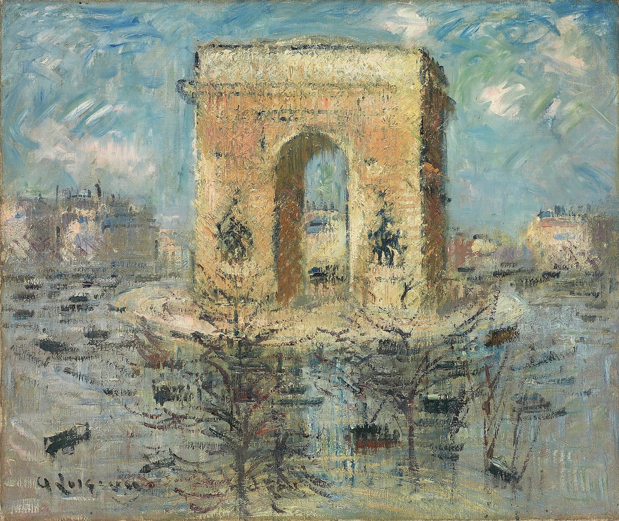 Riemukaari, Place de l"Etoile, 1929 tekijältä Gustave Loiseau