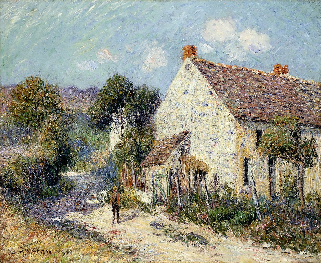 Seine-et-Oisen maisema; Sein-et-Oisen maisema, 1906 tekijältä Gustave Loiseau