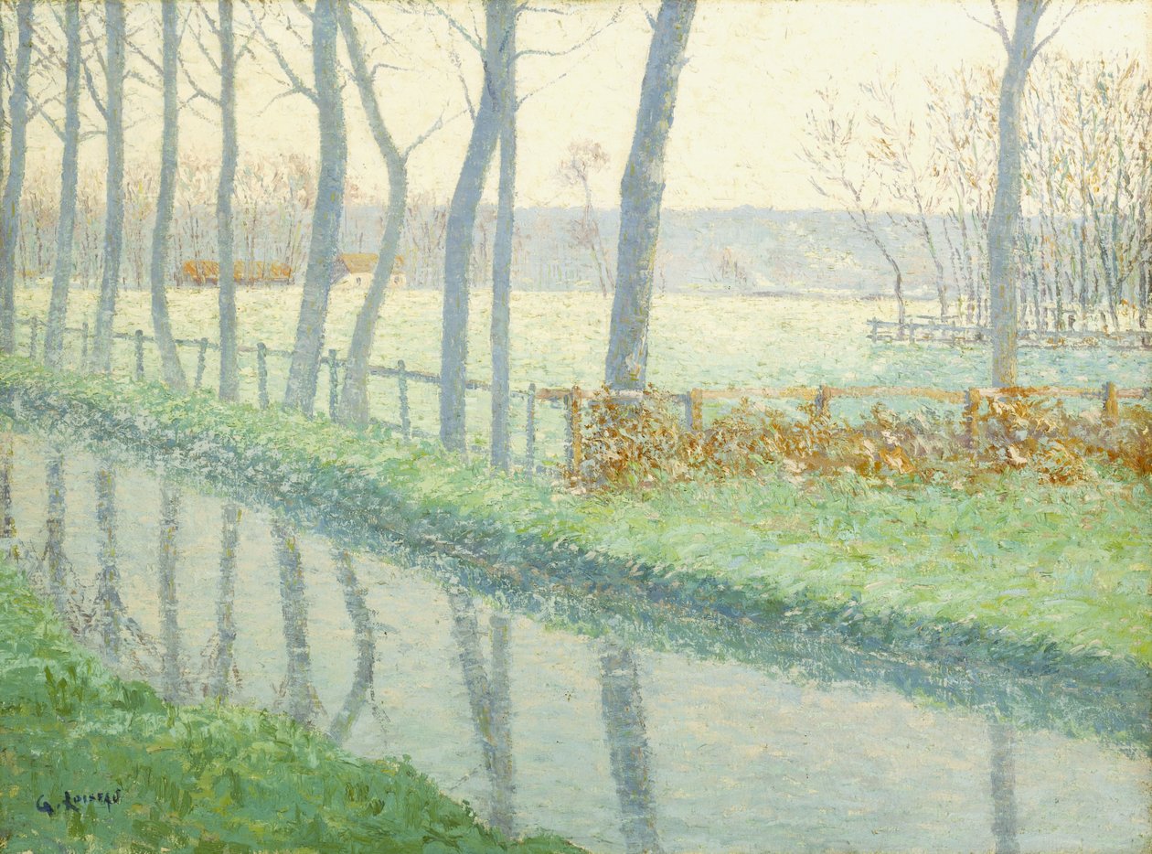 Sausseron, Nesles-la-Vallee, noin 1891 tekijältä Gustave Loiseau