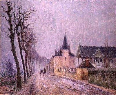 Pothuis Quay, Pontoise tekijältä Gustave Loiseau