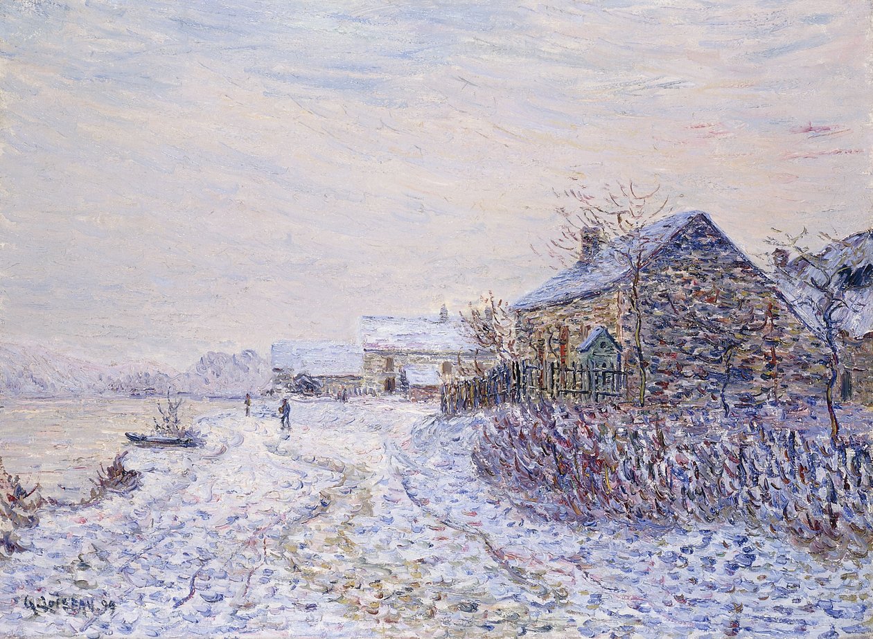 Lunta Tournedos-sur-Seinessä, 1899 tekijältä Gustave Loiseau