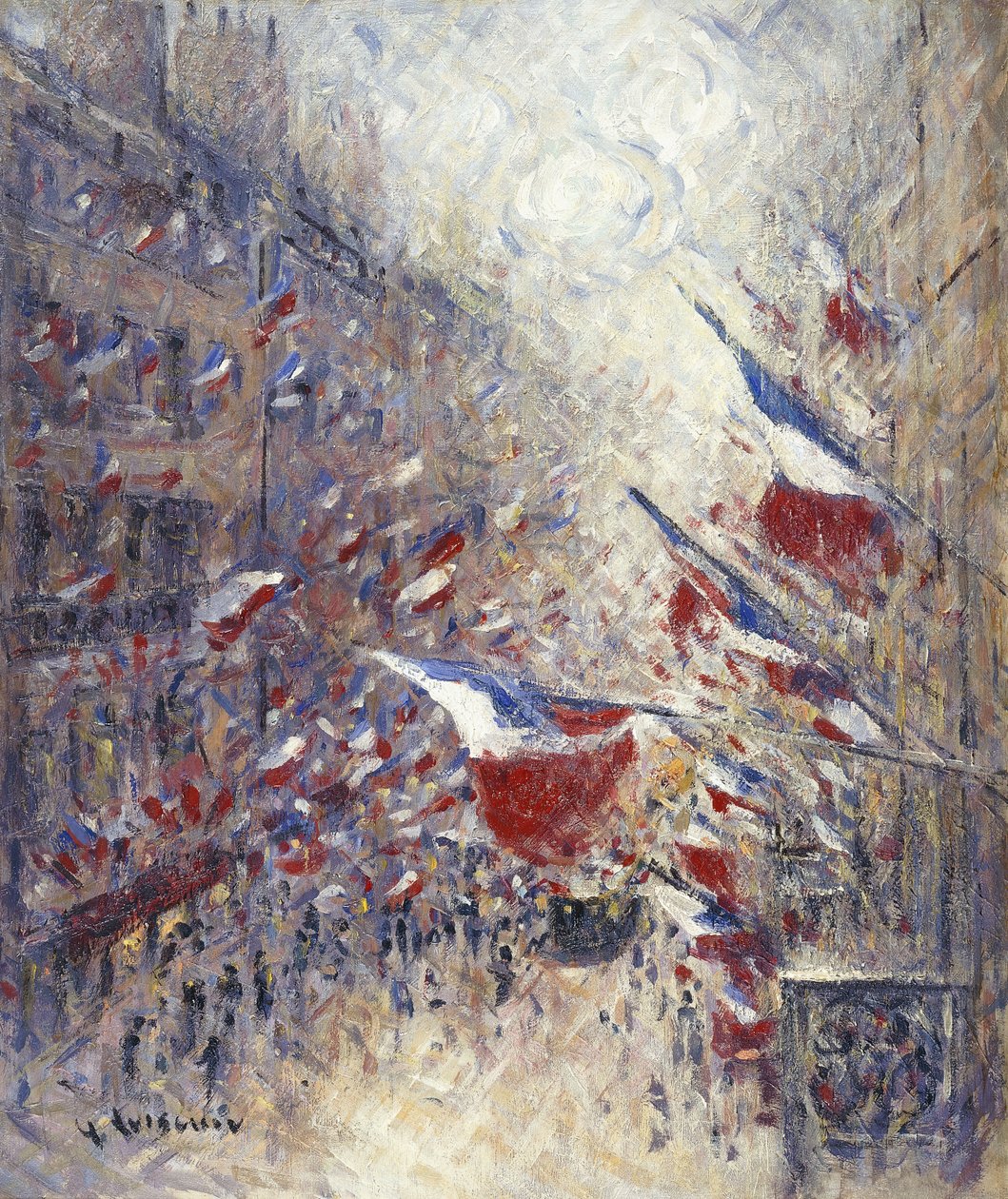 Neljästoista heinäkuuta Pariisissa, tekijältä Gustave Loiseau