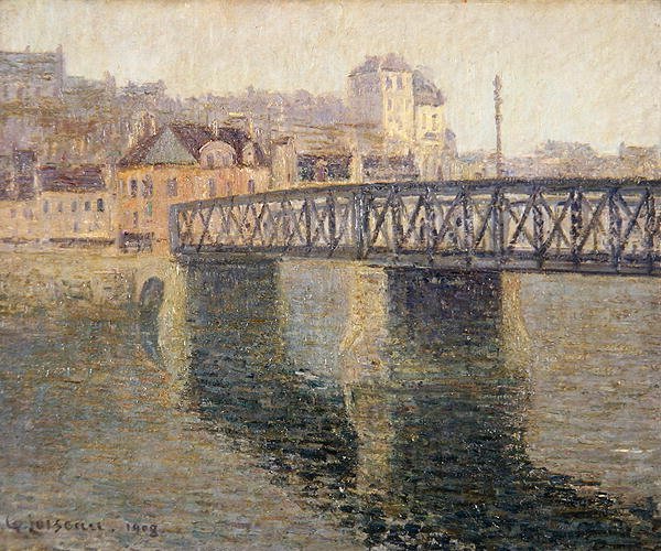 Rautasilta St. Ouenissa tekijältä Gustave Loiseau