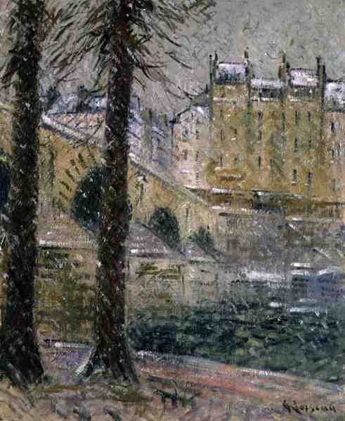 Pont Marie, n.1926 (öljy kankaalle) tekijältä Gustave Loiseau