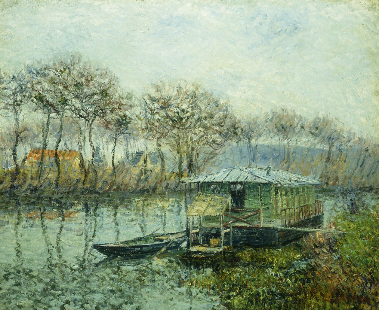 Seine Port Marleyssa; La Seine ja Port Marley, 1902-1903 tekijältä Gustave Loiseau