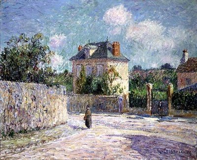 Pieni porvarillinen talo tekijältä Gustave Loiseau