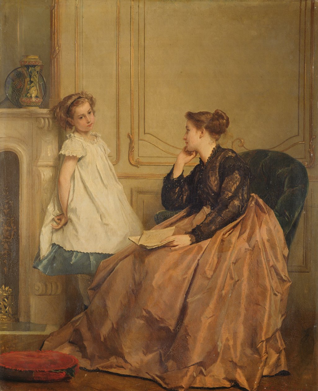 Huonekalut ja erilaiset esineet 1100- ja 1300-luvuilta tekijältä Gustave Léonard de Jonghe