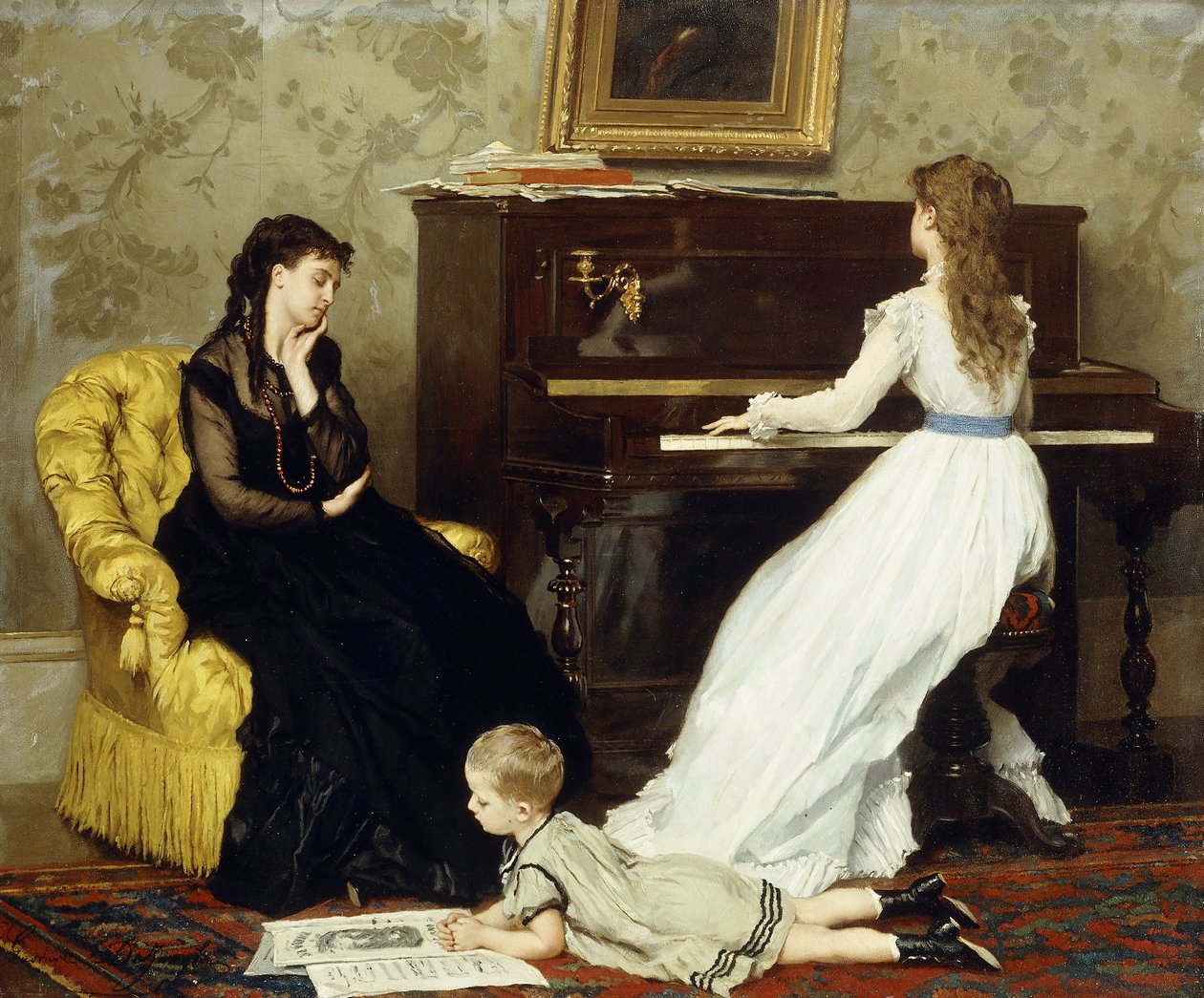 Harjoittelu, tekijältä Gustave Léonard de Jonghe