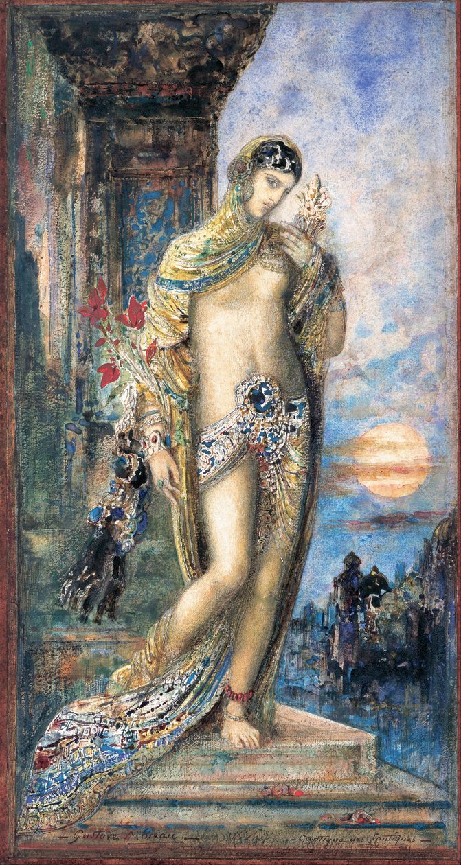Laulujen laulu - Salomon kirja - Moreaun, Gustaven (1826-1898) laulujen laulu tekijältä Gustave Moreau