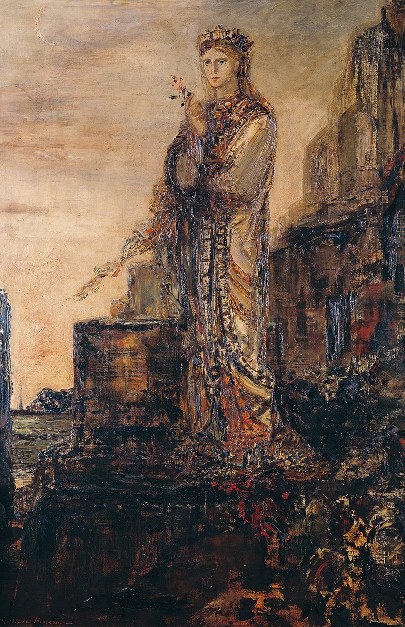 Helen Troijan valleilla tekijältä Gustave Moreau