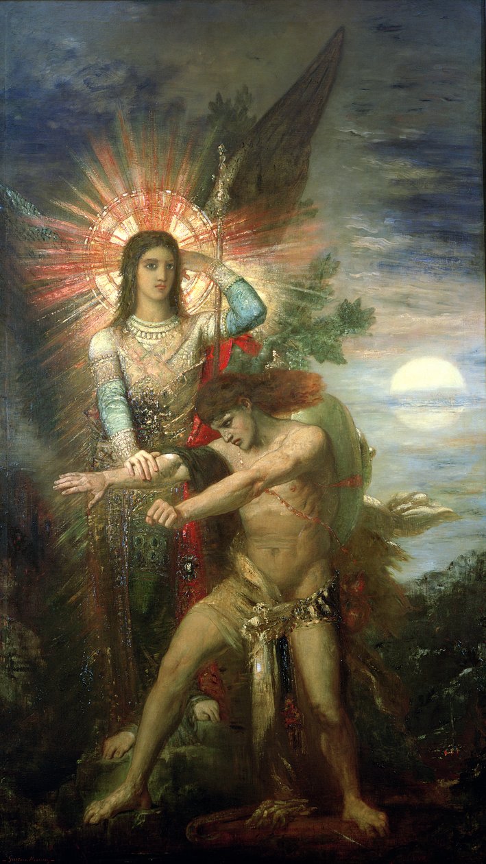 Huonekalut ja erilaiset esineet 1100- ja 1300-luvuilta tekijältä Gustave Moreau