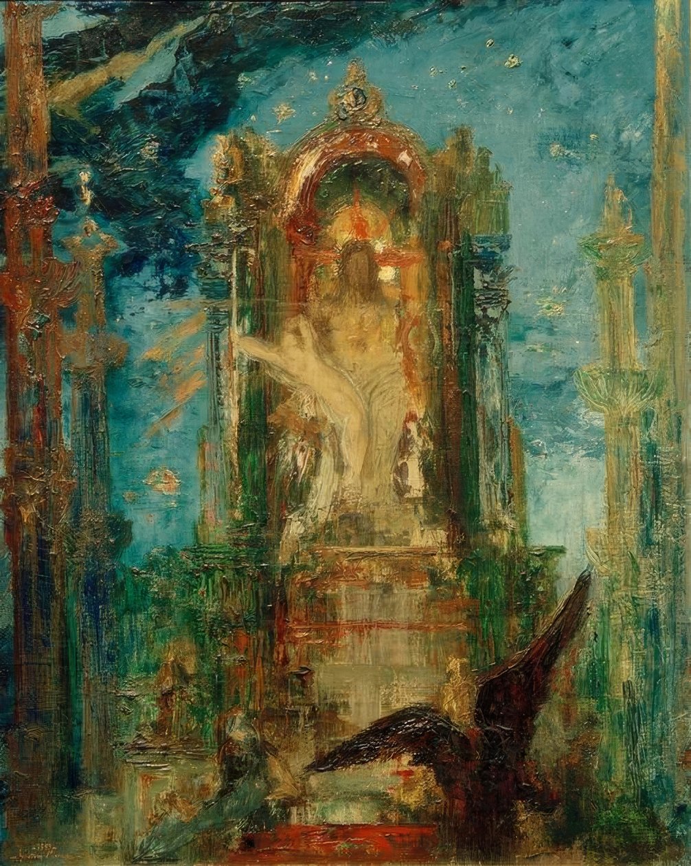 Jupiter ja Semele tekijältä Gustave Moreau