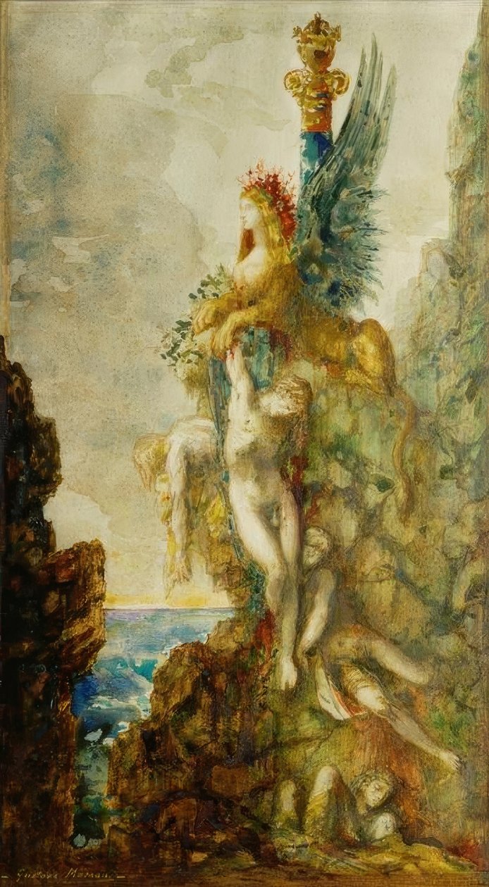 Sfinksi (voittaja) tekijältä Gustave Moreau