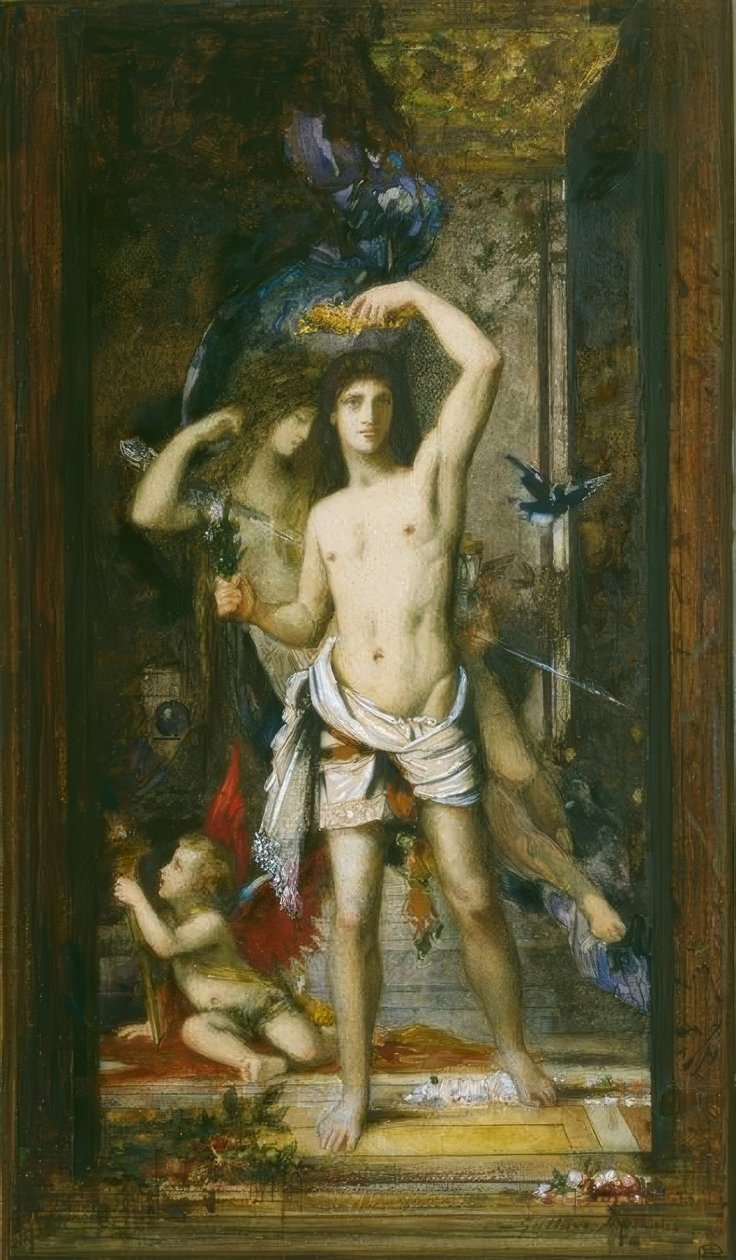 Le jeune homme et la mort tekijältä Gustave Moreau