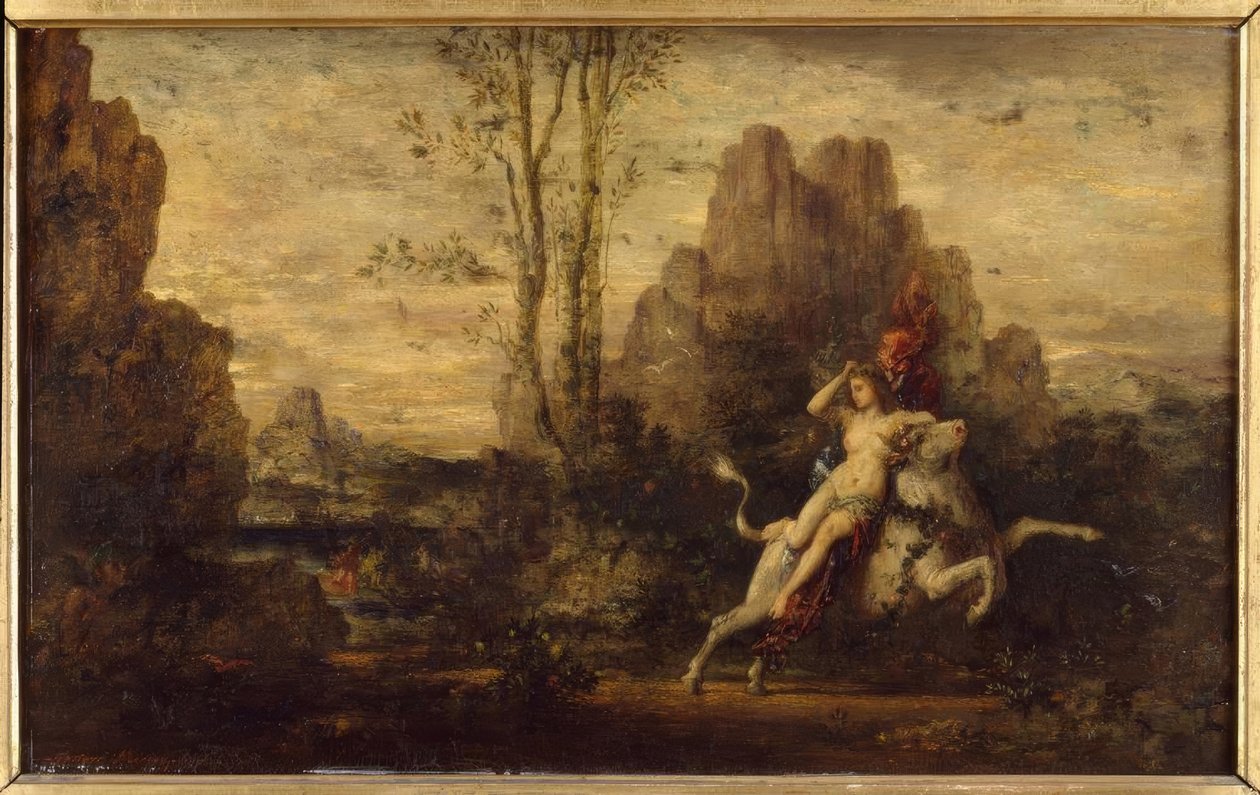 Euroopan sieppaus tekijältä Gustave Moreau