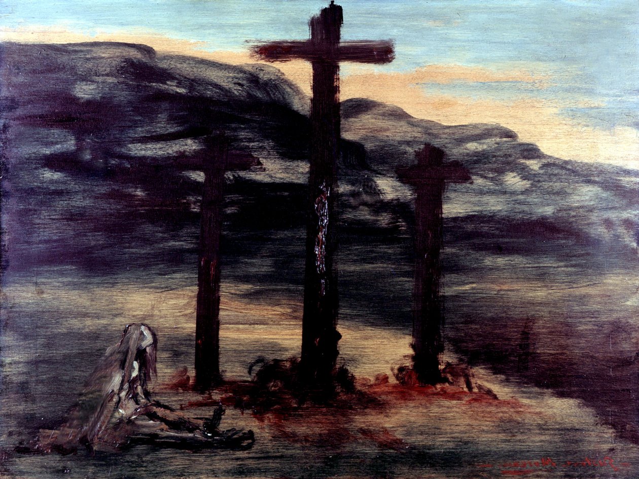 Madeleine Golgatalla tekijältä Gustave Moreau