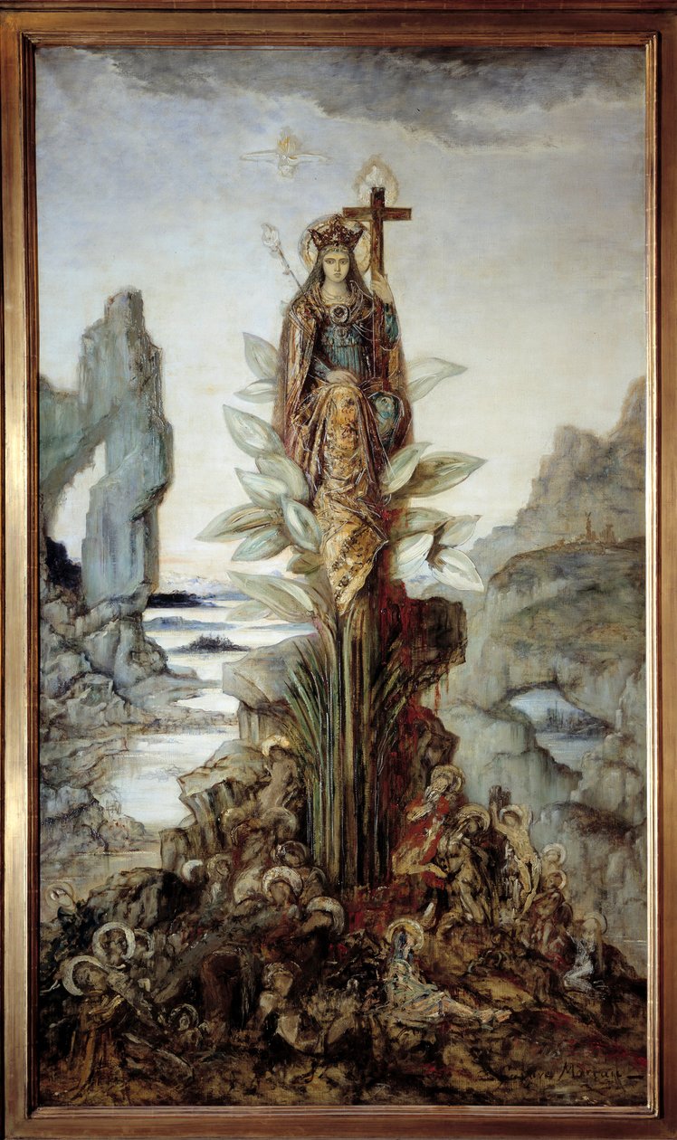 Mystinen kukka. Gustave Moreaun (1826-1898) maalaus tekijältä Gustave Moreau
