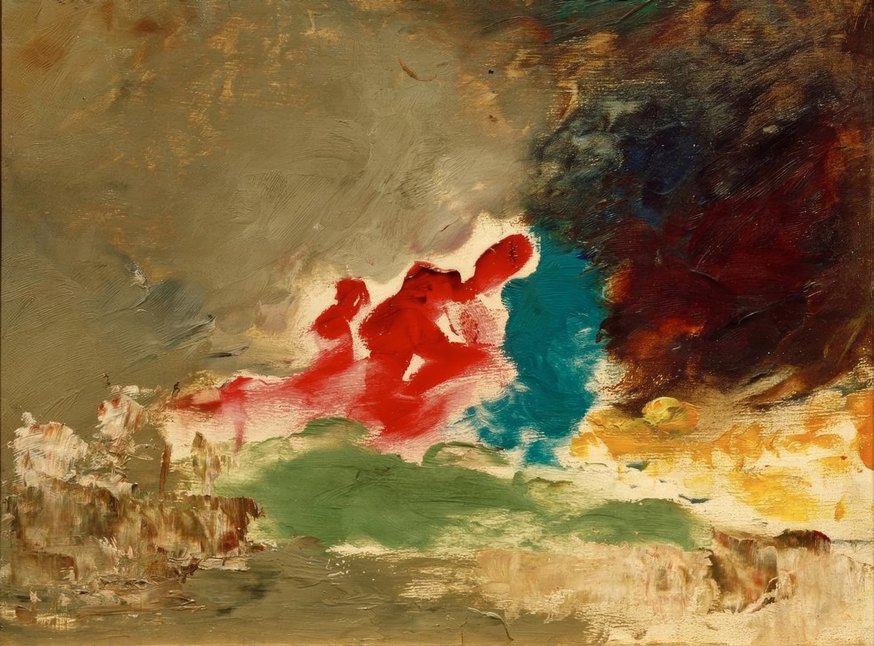 Nimetön (väriluonnos) tekijältä Gustave Moreau