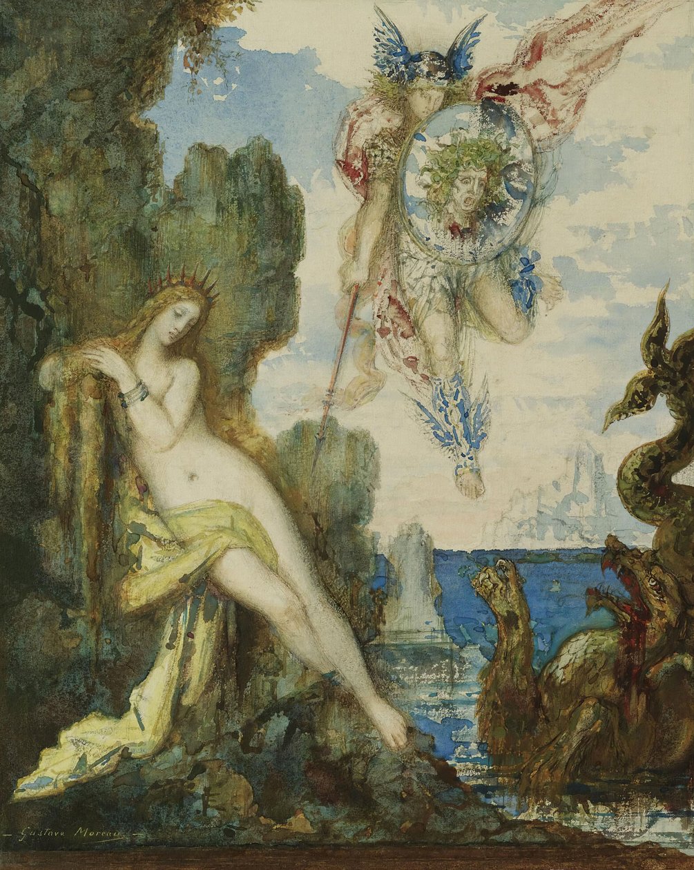 Perseus ja Andromeda, 1882. tekijältä Gustave Moreau