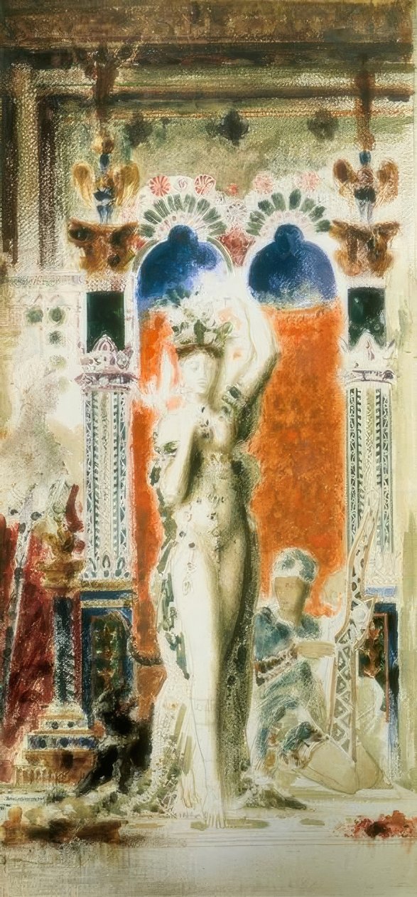 Tanssii salomea tekijältä Gustave Moreau