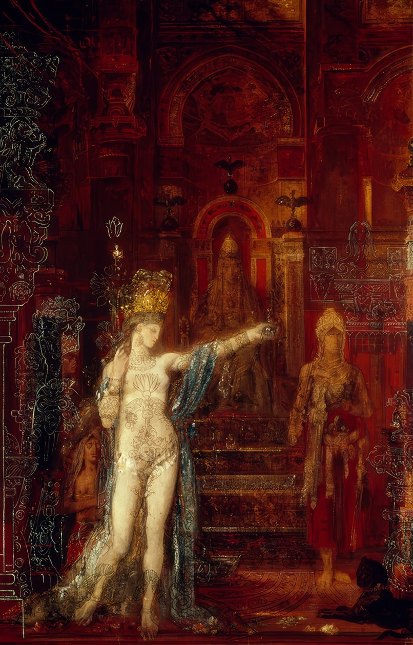 Tanssii salomea tekijältä Gustave Moreau