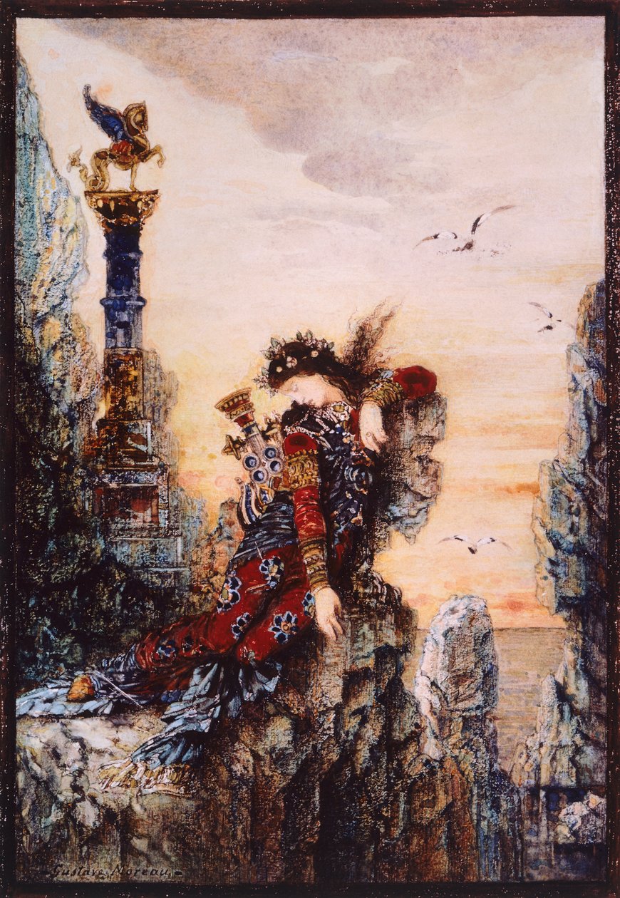 Gustave Moreaun (1826-1898) safiiri, öljy kankaalle tekijältä Gustave Moreau
