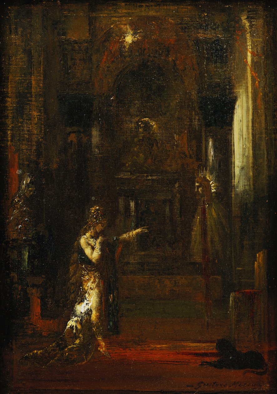 Ilmestys, noin 1876 tekijältä Gustave Moreau