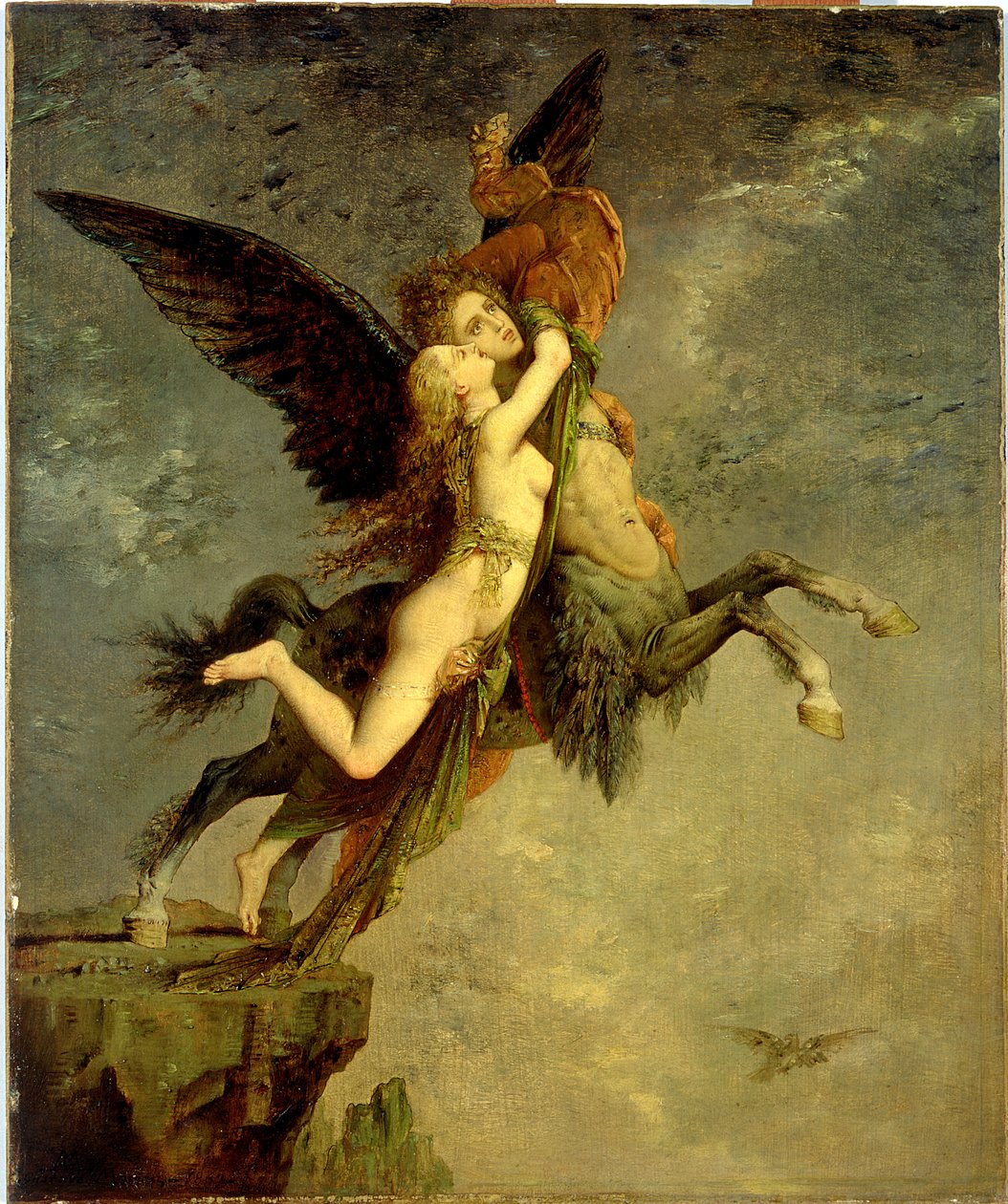 Huonekalut ja erilaiset esineet 1100- ja 1300-luvuilta tekijältä Gustave Moreau