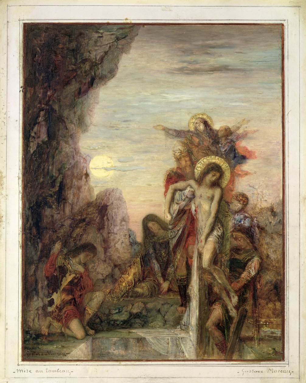 Huonekalut ja erilaiset esineet 1100- ja 1300-luvuilta tekijältä Gustave Moreau