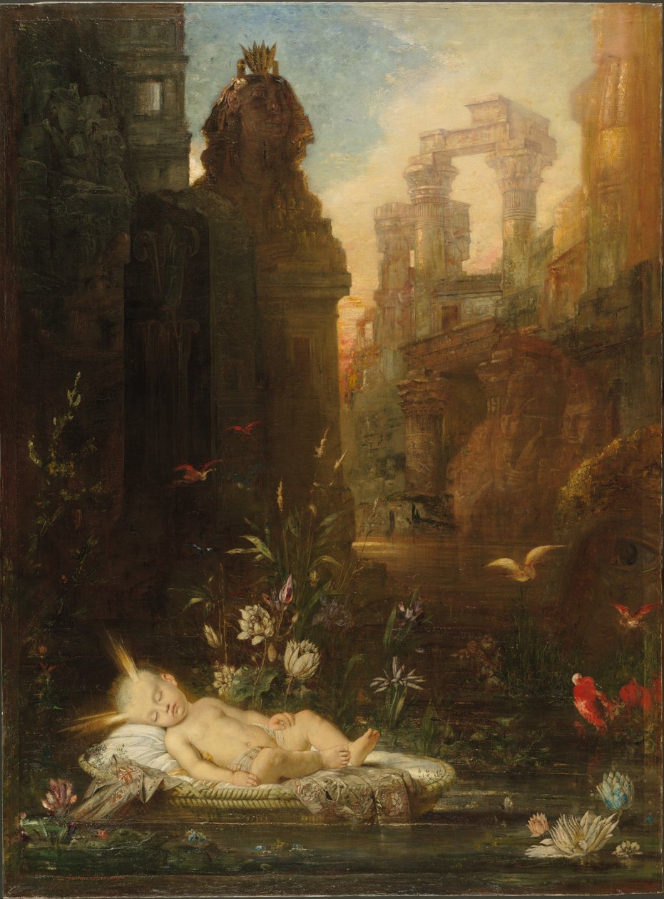 Mooseksen lapsi tekijältä Gustave Moreau