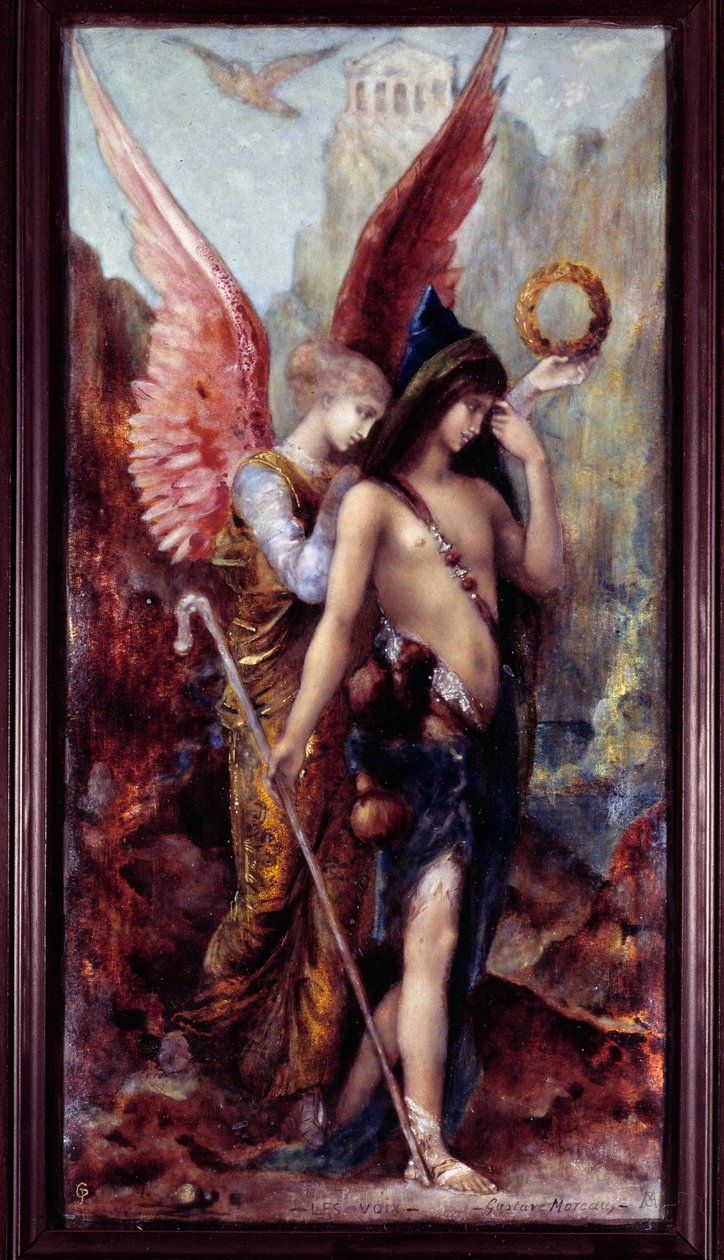 Gustave Moreaun äänimaalaus (1826-1898) Ennen vuotta 1889. Paris, Arts Decoratifs - Äänet. Gustave Moreaun (1826-1898) maalaus ennen vuotta 1889. Decorative Arts, Pariisi tekijältä Gustave Moreau