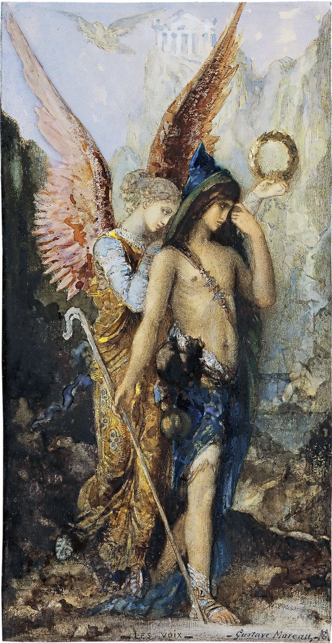 Äänet, c. 1880 tekijältä Gustave Moreau