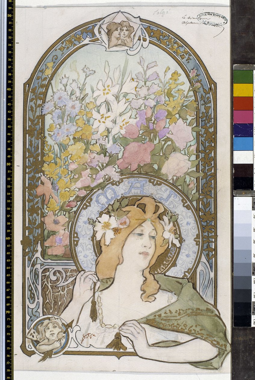 Art Nouveau: Gustave Salgen (1878-1946) juliste. tekijältä Gustave Salge