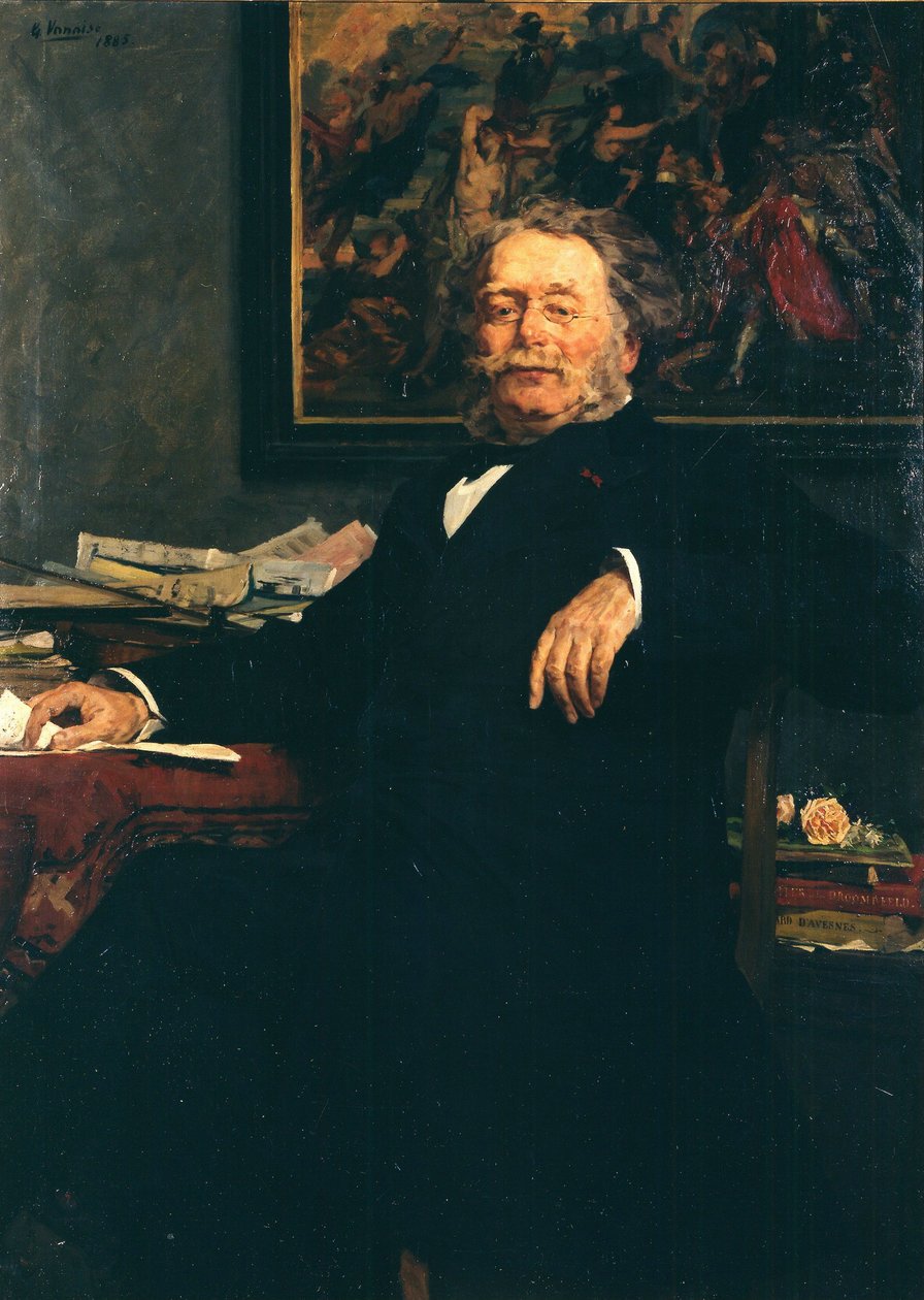 Muotokuva säveltäjä Karel Charles Mirysta 1823-1889, 1885. tekijältä Gustave Vanaise