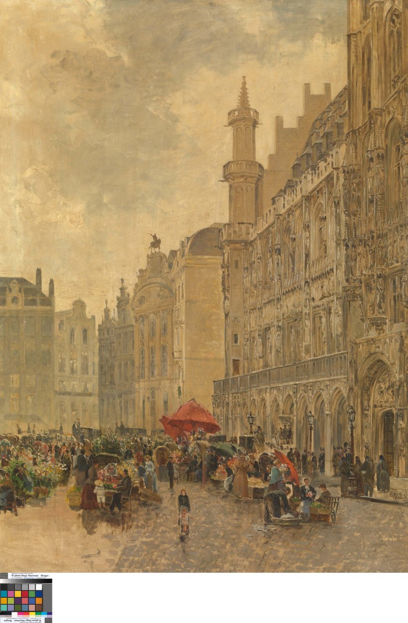 Grande Place Brysselissä tekijältä Gustave Walckiers