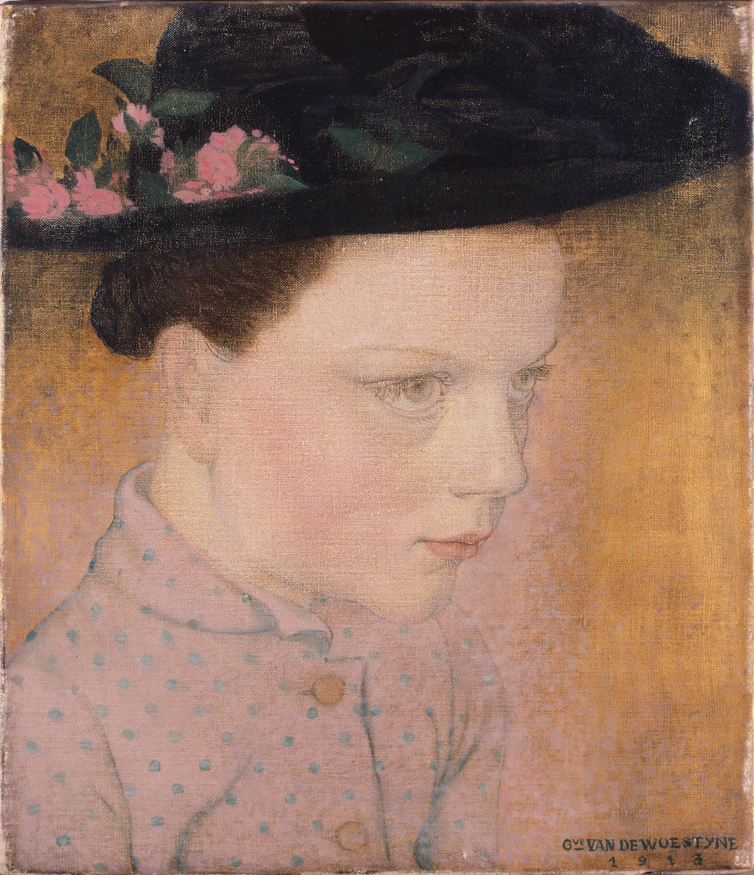 Maalaistyttö tekijältä Gustave Van de Woestyne
