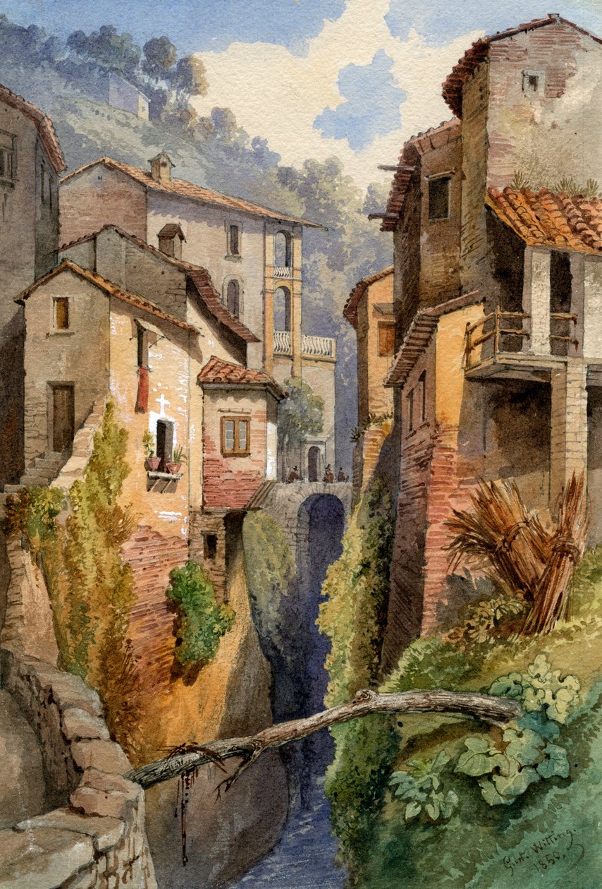 Lucca, Toscana, Italia, 1850. tekijältä Gustavo Witting