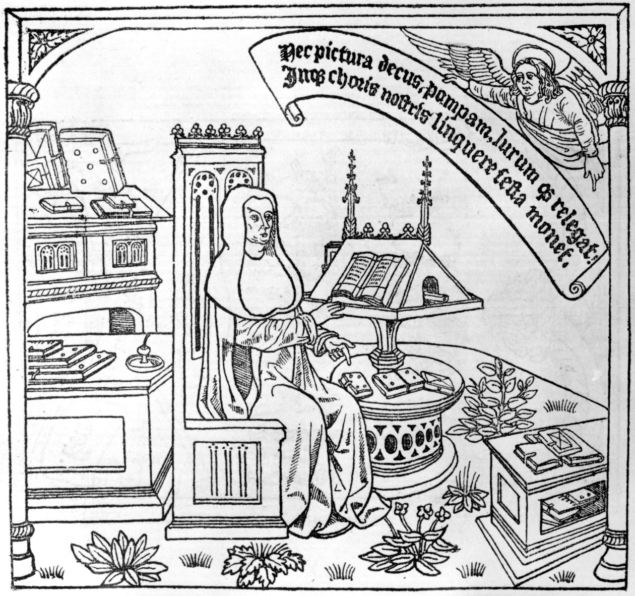 Kuvitus Danse Macabrelle, julkaistu Pariisissa, 1485 tekijältä Guy Marchant