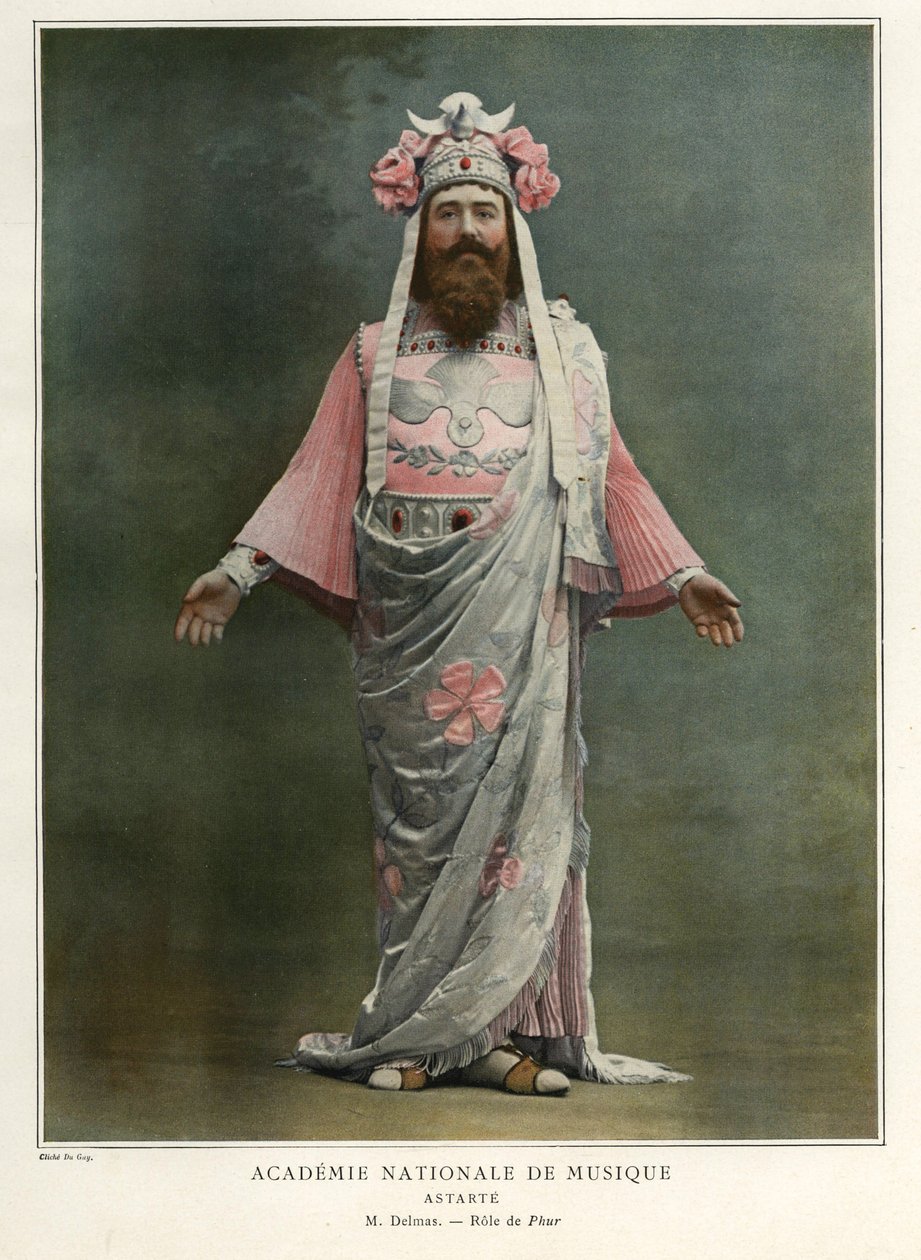 Jean-Francois Delmas Phurina, kuvitus Le Theatre -lehdestä tekijältä Guy Du