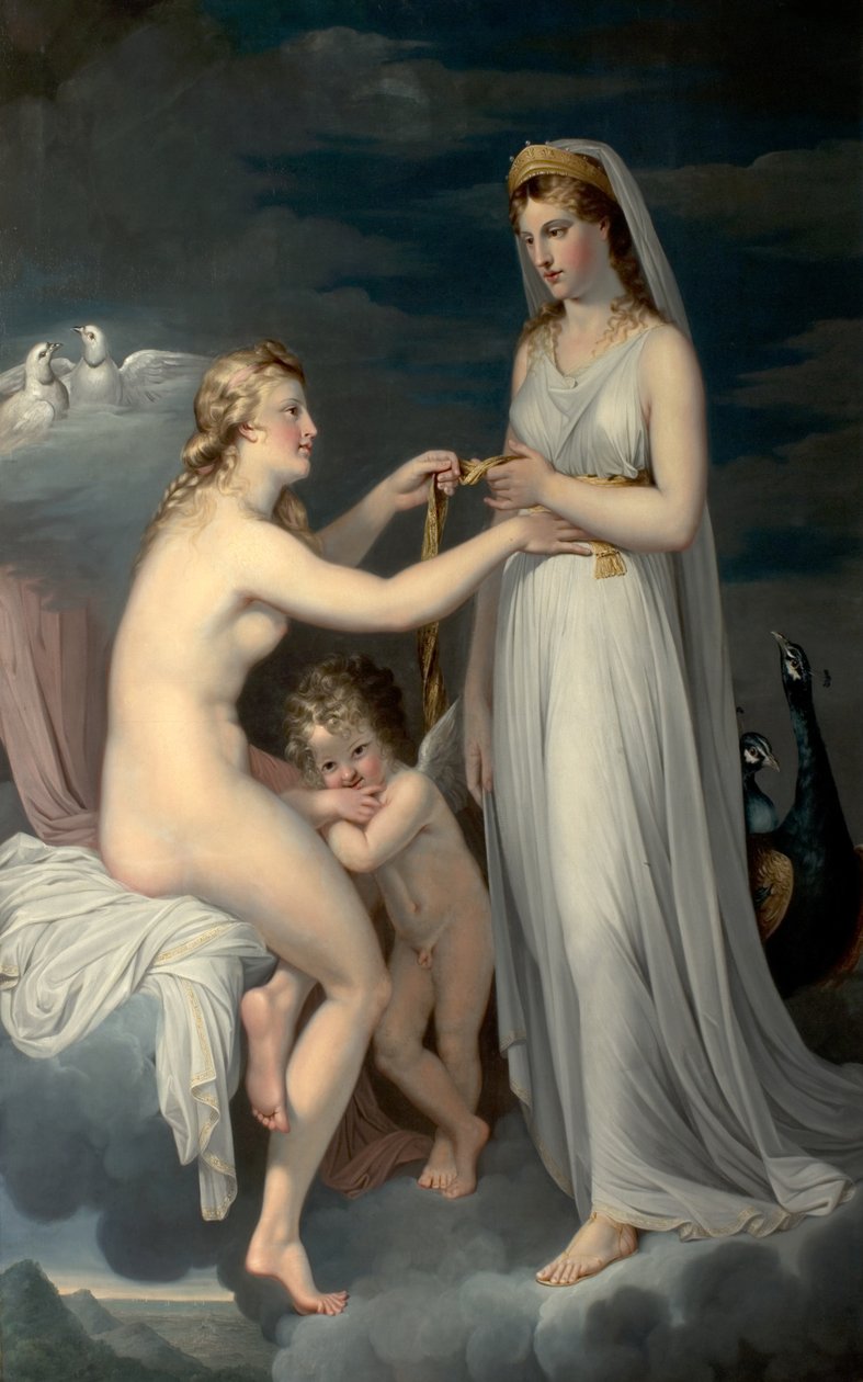 Juno lainaa Venuksen vyötä, n. 1771 tekijältä Guy Head