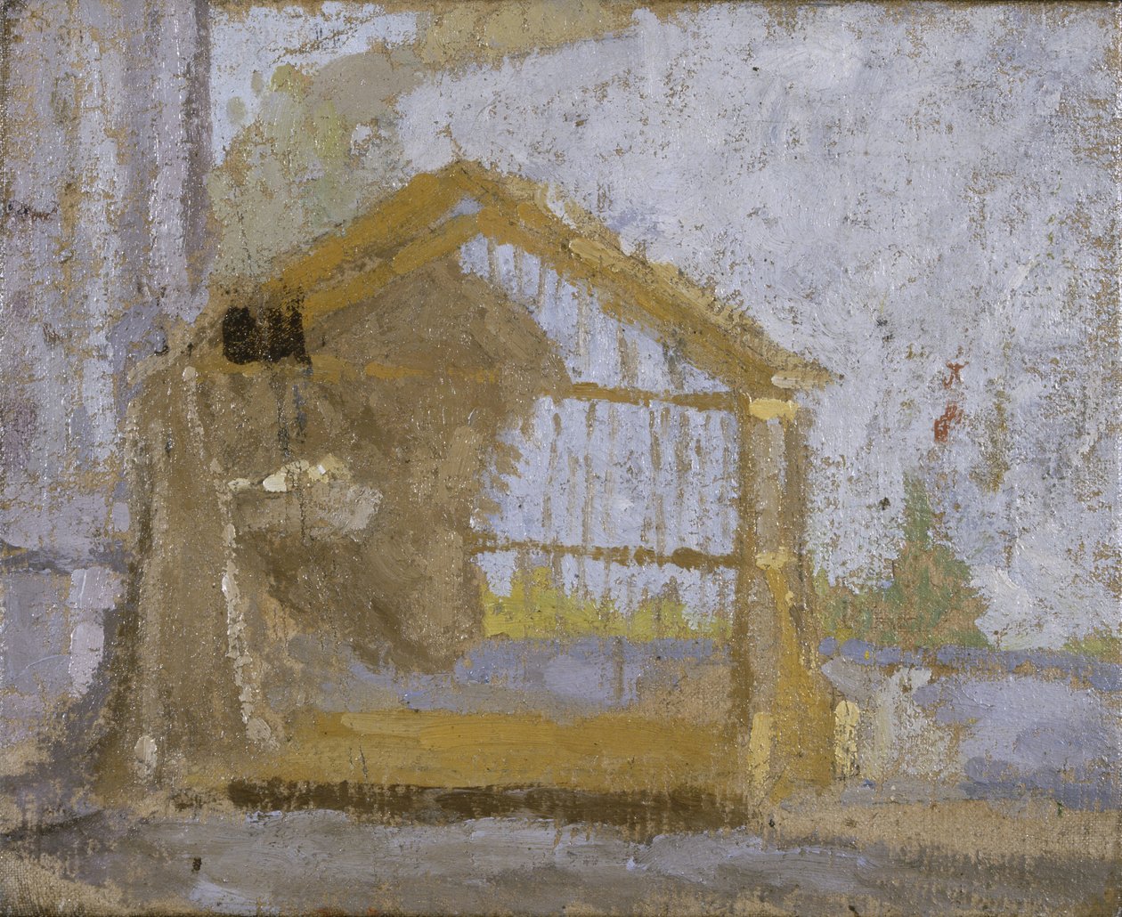 Lintuhäkki (öljy kankaalle) tekijältä Gwen John