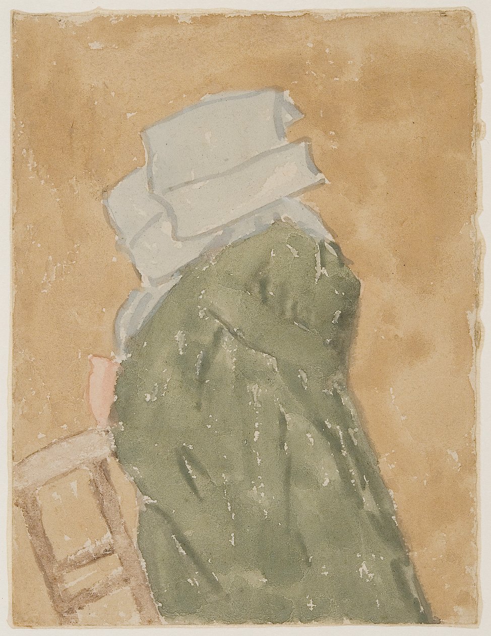 Nunna kirkossa (akvarelli paperille) tekijältä Gwen John